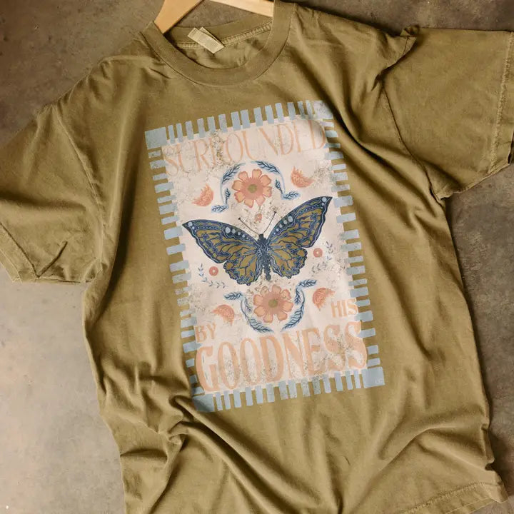 Surrounded by His Goodness Graphic Tee