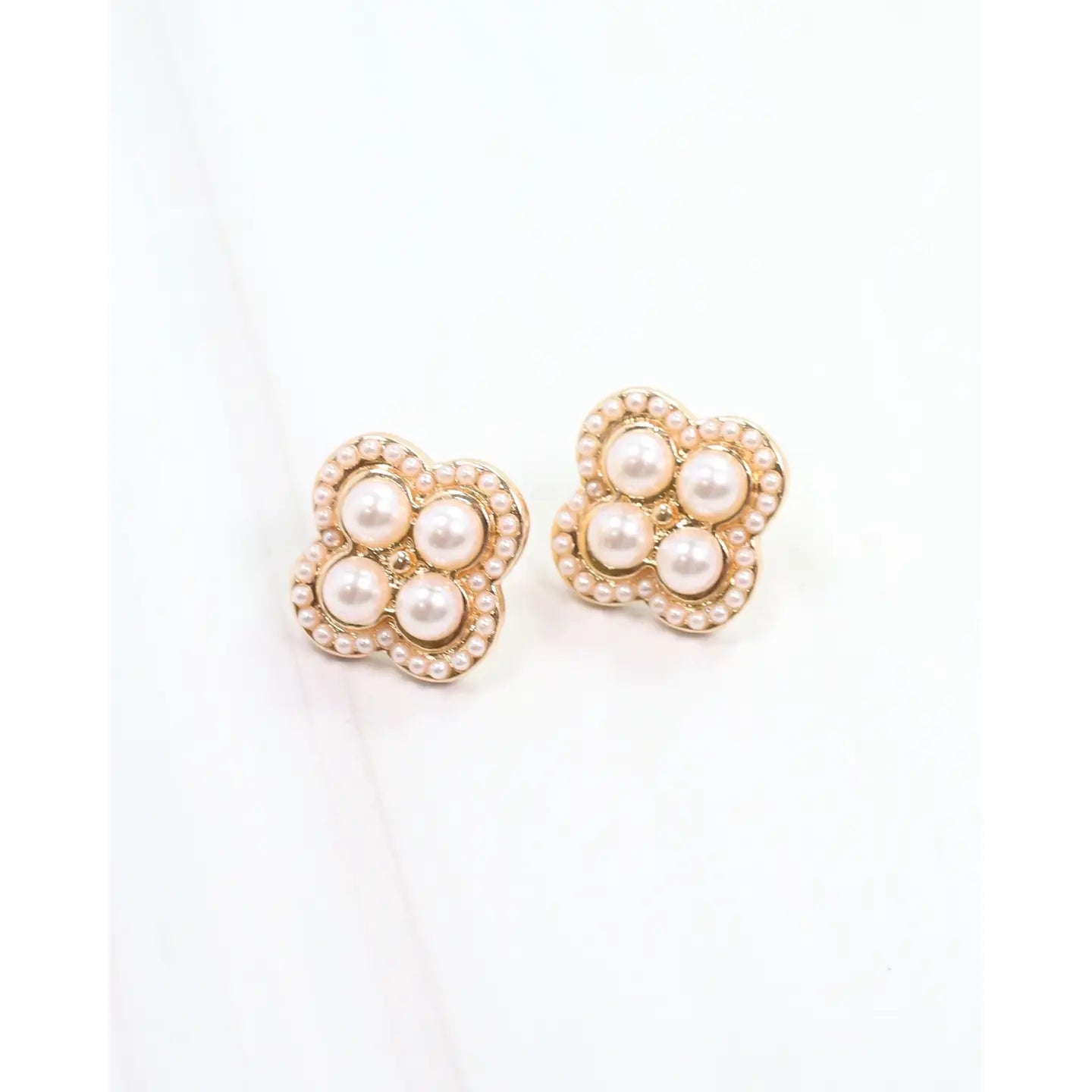 Kate Clover & Pearl Studs
