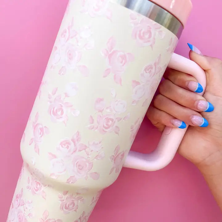 Pink Petal Tumbler