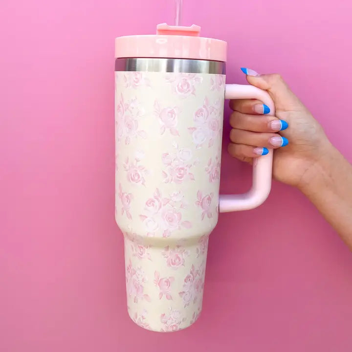 Pink Petal Tumbler