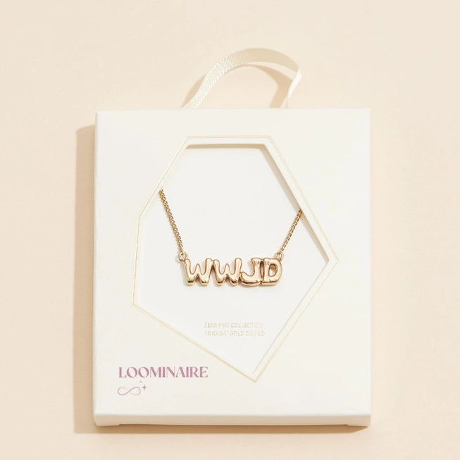 WWJD Gold Necklace