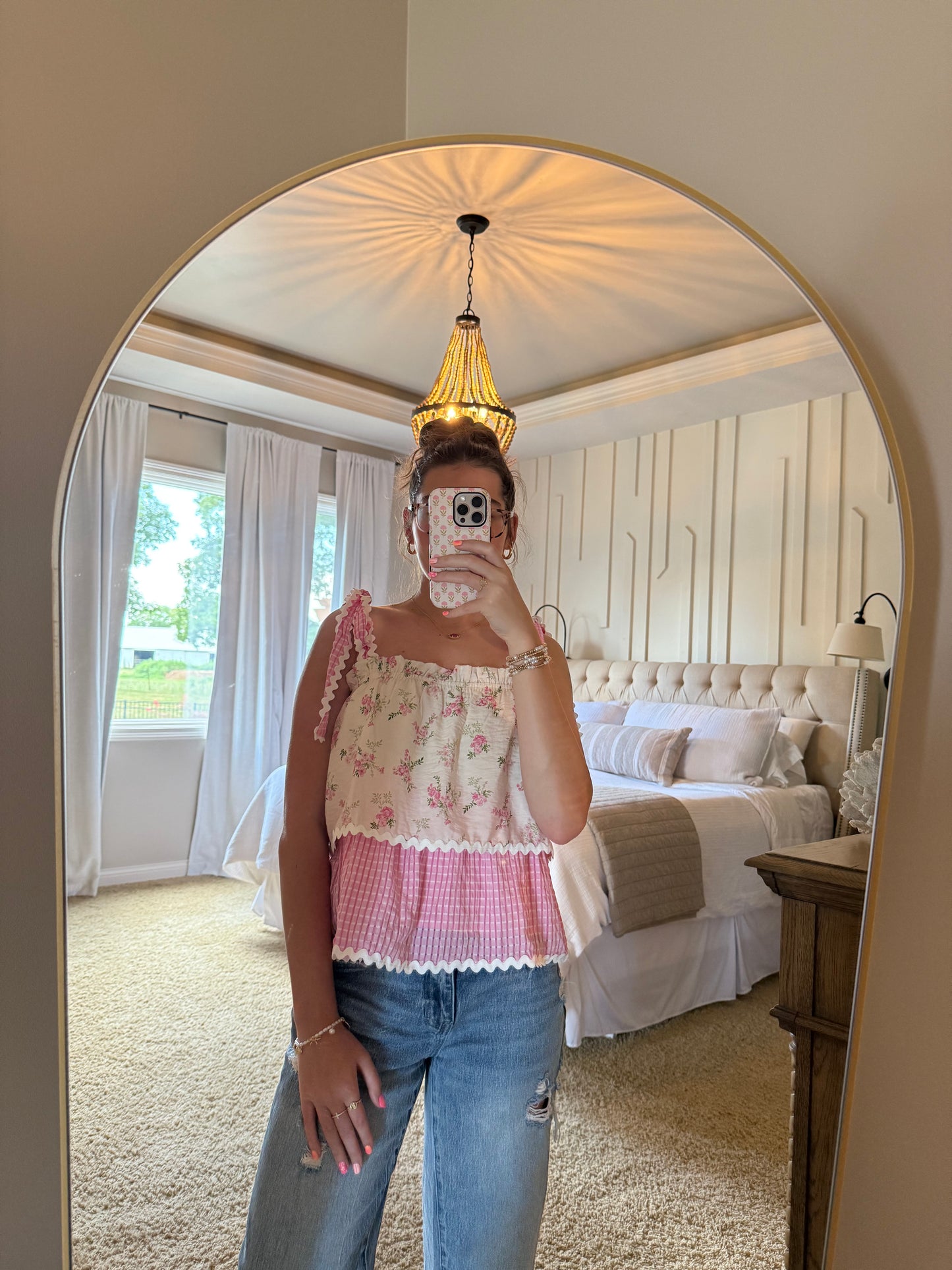 Pink Bloom Top