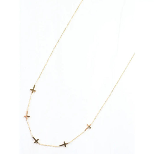 Taylor Cross Necklace
