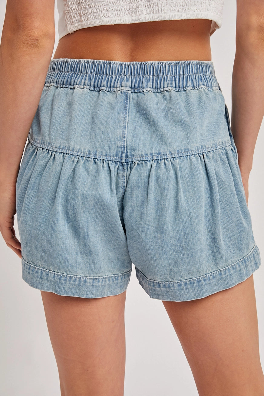 Sunday Stroll Denim Shorts