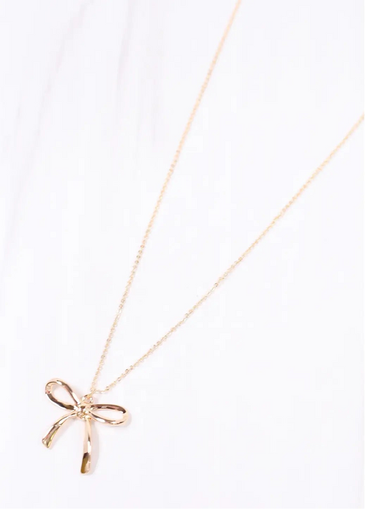 Chloe Bow Necklace