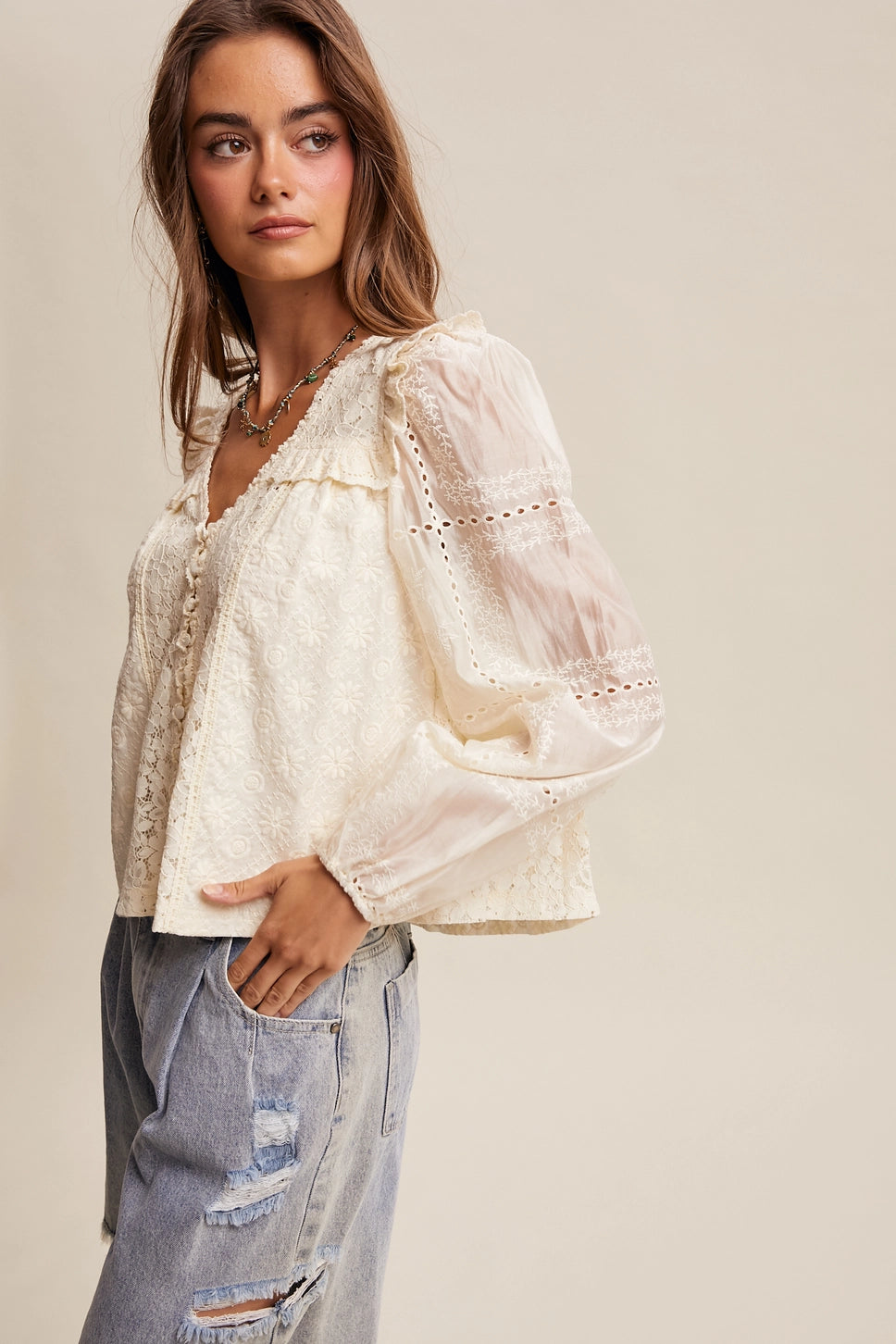 Eden Lace Blouse