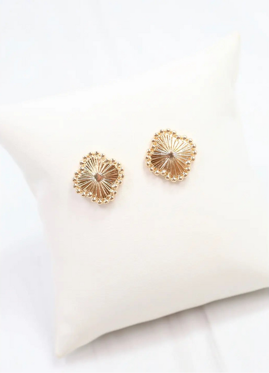 Honey Clover Stud Earrings