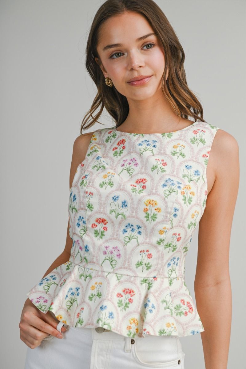 Vienna Bloom Top